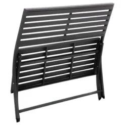 Banc Pliant Olbia Noir Graphite Hespéride -Pas Cher Jardo Via Magasin banc pliant olbia noir graphite hesperide 2