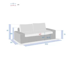 Canapé De Salon De Jardin Savinia Coloris Tahini Hespéride -Pas Cher Jardo Via Magasin canape de salon de jardin savinia coloris tahini hesperide 3
