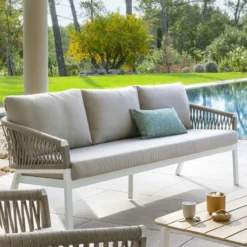 Pas Cher Jardo Via Magasin -Pas Cher Jardo Via Magasin canape exterieur 3 places oriengo taupe hesperide 1