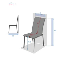 Chaise Empilable Axant Wengé Et Praline Hespéride -Pas Cher Jardo Via Magasin chaise empilable axant wenge et praline hesperide 1 2