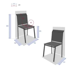 Chaise Extérieur Essentia Tonka/noisette Hespéride -Pas Cher Jardo Via Magasin chaise exterieur essentia tonka noisette hesperide 2