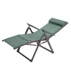 Chaise Longue Decima Hespéride Vert Olive/graphite -Pas Cher Jardo Via Magasin chaise longue decima hesperide vert olivegraphite 4