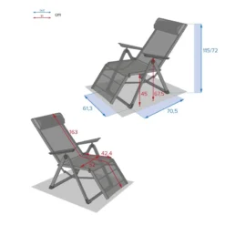 Chaise Longue Decima Hespéride Vert Olive/graphite -Pas Cher Jardo Via Magasin chaise longue decima hesperide vert olivegraphite 5
