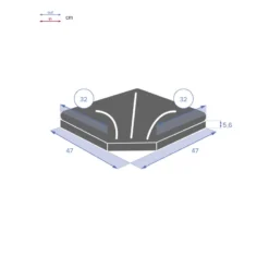 Dalle 25 Kg Pour Pied De Parasol En Croix Hespéride Noir 7 Dalle 25 Kg Pour Pied De Parasol En Croix Hespéride Noir -Pas Cher Jardo Via Magasin dalle 25kg pour pied de parasol en croix hesperide noir 3