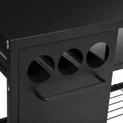 Desserte De Plancha Extérieure Noire Neka -Pas Cher Jardo Via Magasin desserte de plancha exterieure noire neka 2