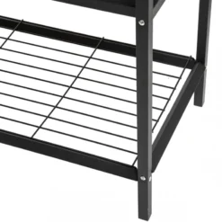 Desserte De Plancha Extérieure Noire Neka -Pas Cher Jardo Via Magasin desserte de plancha exterieure noire neka 4