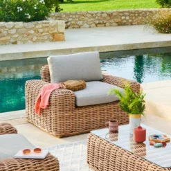 Pas Cher Jardo Via Magasin -Pas Cher Jardo Via Magasin fauteuil de salon de jardin savinia coloris tahini hesperide 1 1