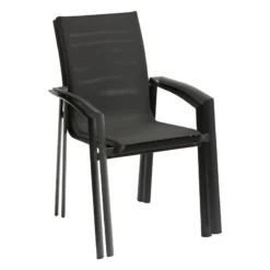 Fauteuil Extérieur Axant Anthracite/graphite Hespéride -Pas Cher Jardo Via Magasin fauteuil exterieur axant anthracitegraphite hesperide 1 2