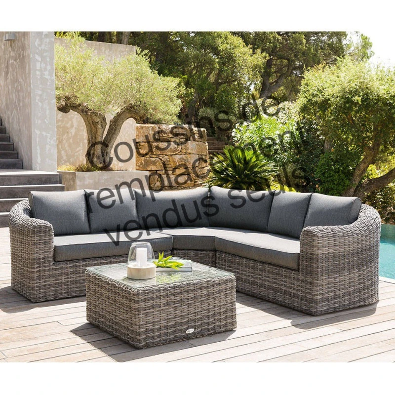 Lot De 9 Coussins Pour Salon Angle Moorea Carbone Hespéride 2 Lot De 9 Coussins Pour Salon Angle Moorea Carbone Hespéride – Image 2