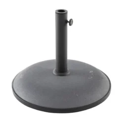 Pied De Parasol 25 Kg Hespéride En Béton Gris
