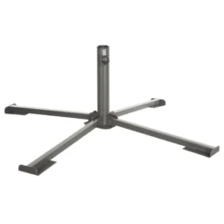 Pied De Parasol Pliant Grand Modèle Anthracite Hespéride