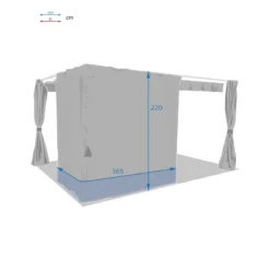 Rideaux Ardoises Pour Tonnelle Rectangulaire Palmeira Hespéride 7 Rideaux Ardoises Pour Tonnelle Rectangulaire Palmeira Hespéride -Pas Cher Jardo Via Magasin rideaux ardoises pour tonnelle rectangulaire palmeira hesperide 3