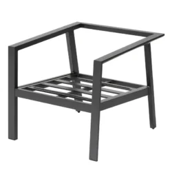 Salon De Jardin 5 Places Pavane Graphite Hespéride -Pas Cher Jardo Via Magasin salon de jardin 5 places pavane graphite hesperide 1 5