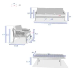 Salon De Jardin En Bois 5p Papouasie Hespéride -Pas Cher Jardo Via Magasin salon de jardin en bois 5p papouasie hesperide 3