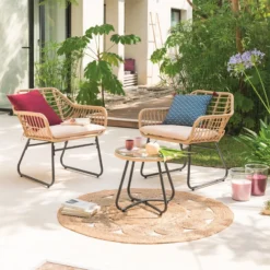 Pas Cher Jardo Via Magasin 52 Salon Détente Extérieur Lambada 2 Places Hespéride