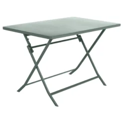 Table Rectangulaire Pliante Greensboro 4p Vert Olive Hespéride