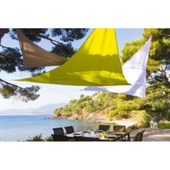 Toile Solaire 4x4x4m Neka Anori Taupe 5 Toile Solaire 4x4x4m Neka Anori Taupe -Pas Cher Jardo Via Magasin toile solaire 4x4x4m hesperide anori taupe 2