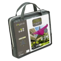 Toile Solaire 4x4x4m Curacao Gris Hespéride -Pas Cher Jardo Via Magasin toile solaire 4x4x4m luxe hesperide curacao gris 3