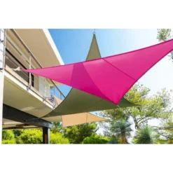 Toile Solaire 4x4x4m Curacao Gris Hespéride -Pas Cher Jardo Via Magasin toile solaire 4x4x4m luxe hesperide curacao gris 4