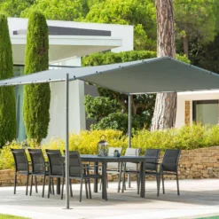 Tonnelle Certeli Carrée Forme Abri Coloris Graphite/ardoise