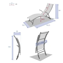 Transat Samba Pliable Et Empilable Vert Olive Hespéride 12 Transat Samba Pliable Et Empilable Vert Olive Hespéride -Pas Cher Jardo Via Magasin transat samba vert olive hesperide 1 3